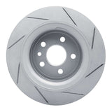 Dynamic Friction 2010-2017 Volvo XC60 Rear Left Slotted Geoperformance Rotor by Dynamic Friction Company 810-27044L