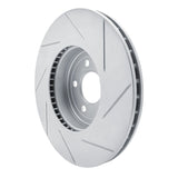 Dynamic Friction 2011-2019 BMW 640i xDrive Coupe Front Left Slotted Geoperformance Rotor by Dynamic Friction Company 810-31097L