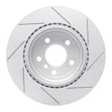 Dynamic Friction 2011-2016 BMW 528i Rear Left Slotted Geoperformance Rotor by Dynamic Friction Company 810-31104L