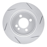 Dynamic Friction 2002-2015 MINI Cooper Clubman Rear Left Slotted Geoperformance Rotor by Dynamic Friction Company 810-32003L