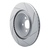 Dynamic Friction 2006-2023 Dodge Magnum Rear Left Slotted Geoperformance Rotor by Dynamic Friction Company 810-39021L