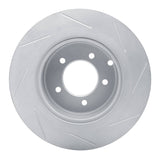 Dynamic Friction 2007-2017 Chrysler 200 Rear Left Slotted Geoperformance Rotor by Dynamic Friction Company 810-39024L