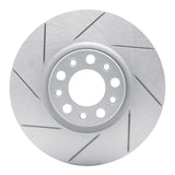 Dynamic Friction 2013-2023 Chrysler 200 Front Left Slotted Geoperformance Rotor by Dynamic Friction Company 810-39025L