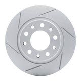 Dynamic Friction 2013-2016 Dodge Dart Rear Left Slotted Geoperformance Rotor by Dynamic Friction Company 810-40030L