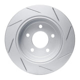 Dynamic Friction 1997-2007 Chrysler Town & Country Rear Left Slotted Geoperformance Rotor by Dynamic Friction Company 810-40083L