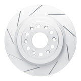 Dynamic Friction 2019-2025 Ram 1500 Rear Left Slotted Geoperformance Rotor by Dynamic Friction Company 810-40121L