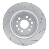 Dynamic Friction 2021-2025 Jeep Grand Wagoneer Rear Left Slotted Geoperformance Rotor by Dynamic Friction Company 810-40126L