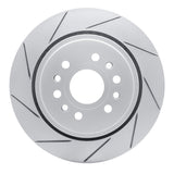 Dynamic Friction 2021-2025 Jeep Grand Wagoneer Rear Left Slotted Geoperformance Rotor by Dynamic Friction Company 810-40126L