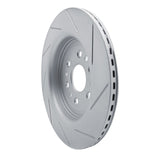 Dynamic Friction 2021-2025 Jeep Grand Wagoneer Rear Left Slotted Geoperformance Rotor by Dynamic Friction Company 810-40126L