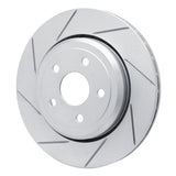 Dynamic Friction 2012-2025 Dodge Durango Rear Left Slotted Geoperformance Rotor by Dynamic Friction Company 810-42008L