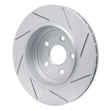 Dynamic Friction 2012-2025 Dodge Durango Rear Left Slotted Geoperformance Rotor by Dynamic Friction Company 810-42008L