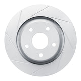 Dynamic Friction 2012-2018 Jeep Wrangler Front Left Slotted Geoperformance Rotor by Dynamic Friction Company 810-42033L