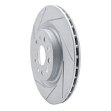 Dynamic Friction 2021-2025 Dodge Charger Daytona Rear Left Slotted Geoperformance Rotor by Dynamic Friction Company 810-42045L