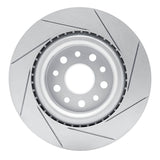 Dynamic Friction 2021-2025 Dodge Charger Daytona Rear Left Slotted Geoperformance Rotor by Dynamic Friction Company 810-42045L