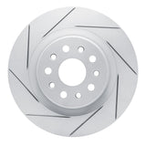 Dynamic Friction 2021-2025 Dodge Charger Daytona Rear Left Slotted Geoperformance Rotor by Dynamic Friction Company 810-42045L
