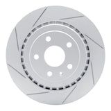 Dynamic Friction 2016-2024 Cadillac ATS Rear Left Slotted Geoperformance Rotor by Dynamic Friction Company 810-47074L