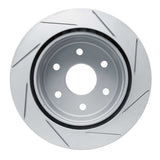 Dynamic Friction 2000-2014 Cadillac Escalade Rear Left Slotted Geoperformance Rotor by Dynamic Friction Company 810-48041L