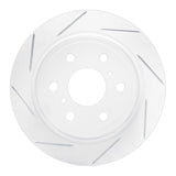 Dynamic Friction 2007-2020 Cadillac Escalade EXT Rear Left Slotted Geoperformance Rotor by Dynamic Friction Company 810-48053L