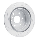 Dynamic Friction 2007-2020 Cadillac Escalade EXT Rear Left Slotted Geoperformance Rotor by Dynamic Friction Company 810-48053L