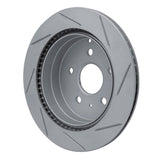Dynamic Friction 2010-2017 Chevrolet Equinox Rear Left Slotted Geoperformance Rotor by Dynamic Friction Company 810-48058L