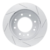 Dynamic Friction 2011-2025 Chevrolet Silverado 3500 HD Front Left Slotted Geoperformance Rotor by Dynamic Friction Company 810-48059L
