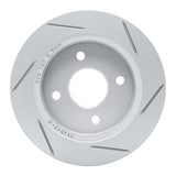 Dynamic Friction 2001-2019 Ford Focus Rear Left Slotted Geoperformance Rotor by Dynamic Friction Company 810-54049L