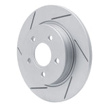 Dynamic Friction 2012-2018 Ford Focus Rear Left Slotted Geoperformance Rotor by Dynamic Friction Company 810-54066L