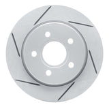 Dynamic Friction 2012-2018 Ford Focus Rear Left Slotted Geoperformance Rotor by Dynamic Friction Company 810-54066L