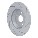 Dynamic Friction 2013-2020 Ford Fusion Rear Left Slotted Geoperformance Rotor by Dynamic Friction Company 810-54068L
