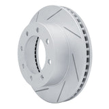 Dynamic Friction 2005-2012 Ford F-350 Super Duty 4WD Front Left Slotted Geoperformance Rotor by Dynamic Friction Company 810-54198L