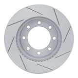 Dynamic Friction 2005-2012 Ford F-350 Super Duty 4WD Front Left Slotted Geoperformance Rotor by Dynamic Friction Company 810-54198L