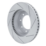 Dynamic Friction 2005-2012 Ford F-350 Super Duty 4WD Front Left Slotted Geoperformance Rotor by Dynamic Friction Company 810-54198L