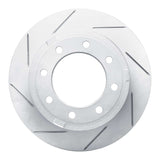 Dynamic Friction 2011-2022 Ford F-250 4WD (Super Duty) Rear Left Slotted Geoperformance Rotor by Dynamic Friction Company 810-54227L