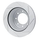 Dynamic Friction 2011-2022 Ford F-250 4WD (Super Duty) Rear Left Slotted Geoperformance Rotor by Dynamic Friction Company 810-54227L