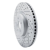 Dynamic Friction 2019-2024 Ford Edge Front Left Slotted Geoperformance Rotor by Dynamic Friction Company 810-54274L