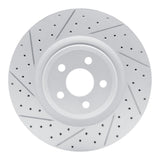 Dynamic Friction 2019-2024 Ford Edge Front Left Slotted Geoperformance Rotor by Dynamic Friction Company 810-54274L