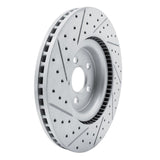 Dynamic Friction 2019-2024 Ford Edge Front Right Slotted Geoperformance Rotor by Dynamic Friction Company 810-54274R