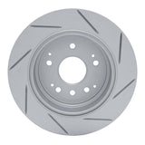 Dynamic Friction 1999-2011 Acura TL Rear Left Slotted Geoperformance Rotor by Dynamic Friction Company 810-58019L