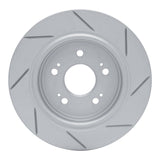 Dynamic Friction 2014-2020 Acura RLX Rear Left Slotted Geoperformance Rotor by Dynamic Friction Company 810-58024L
