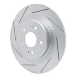 Dynamic Friction 2021-2025 Acura TLX Rear Left Slotted Geoperformance Rotor by Dynamic Friction Company 810-58036L
