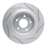 Dynamic Friction 2021-2025 Acura TLX Rear Left Slotted Geoperformance Rotor by Dynamic Friction Company 810-58036L