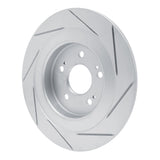 Dynamic Friction 2021-2025 Acura TLX Rear Left Slotted Geoperformance Rotor by Dynamic Friction Company 810-58036L