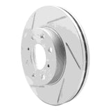 Dynamic Friction 1990-2000 Honda Civic del Sol Front Left Slotted Geoperformance Rotor by Dynamic Friction Company 810-59018L