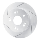 Dynamic Friction 1997-2015 Acura CSX Rear Left Slotted Geoperformance Rotor by Dynamic Friction Company 810-59024L