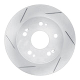 Dynamic Friction 1997-2015 Acura CSX Rear Left Slotted Geoperformance Rotor by Dynamic Friction Company 810-59024L