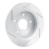 Dynamic Friction 1997-2015 Acura CSX Rear Left Slotted Geoperformance Rotor by Dynamic Friction Company 810-59024L