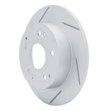 Dynamic Friction 1997-2006 Acura Integra Rear Left Slotted Geoperformance Rotor by Dynamic Friction Company 810-59026L