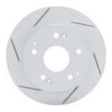 Dynamic Friction 1997-2006 Acura Integra Rear Left Slotted Geoperformance Rotor by Dynamic Friction Company 810-59026L