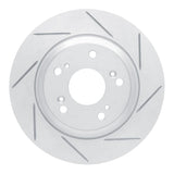 Dynamic Friction 2000-2009 Honda S2000 Rear Right Slotted Geoperformance Rotor by Dynamic Friction Company 810-59028R