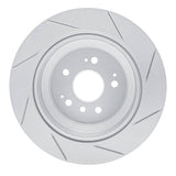 Dynamic Friction 2016-2025 Honda Ridgeline Rear Left Slotted Geoperformance Rotor by Dynamic Friction Company 810-59062L